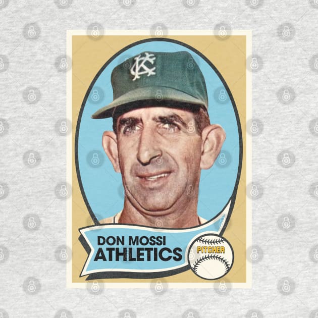 Retro Don Mossi Baseball Card by darklordpug